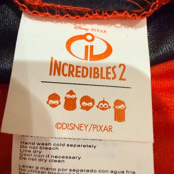 Disney Incredibles Kids Costume - Size M 7-8 - Picture 2 of 4